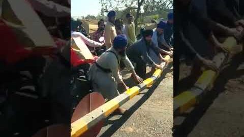 railway crossing gate broken #shorts #viral #railway #trains