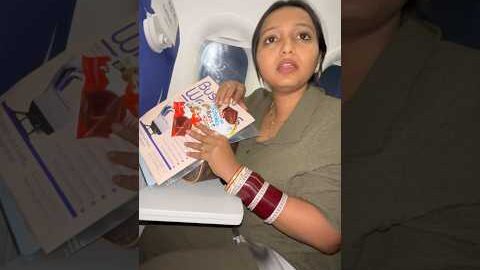 Flight mein ye kya mila? #Shorts #viral #flight