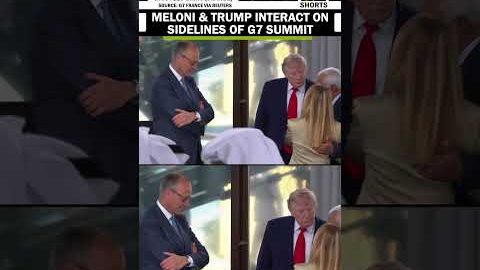 ‘We’ve always been friends’, says Meloni as she interacts with Trump on the sidelines of G7 Summit