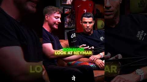 Neymar tried to imitate Ronaldo, and then this happened. #viral #youtubeshorts #shortsfeed #ytshorts