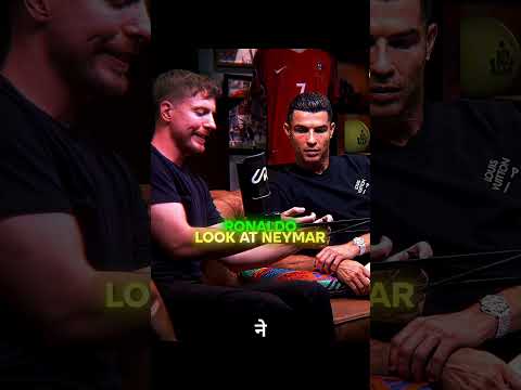 Neymar tried to imitate Ronaldo, and then this happened. #viral #youtubeshorts #shortsfeed #ytshorts