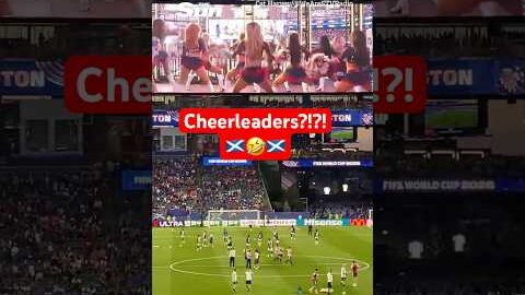 Scotland Fans’ Shocked Response to Cheerleaders Before Haiti Game 🤣🤣