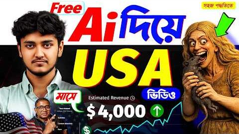 How to make USA Based YouTube Channel with Free Ai? USA Channel Ideas 2026 | #videxplan