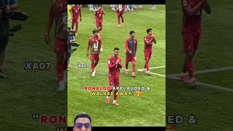 Ronaldo Respects Everyone#shorts#ronaldo #portugal #messi #shortsvideo#fifa #worldcup2026 #soccer
