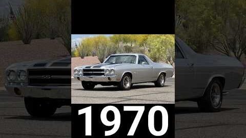Chevrolet El Camino Evolution(1959-1987) #viral #trending #youtubeshorts #shortsfeed #usa #yt #car