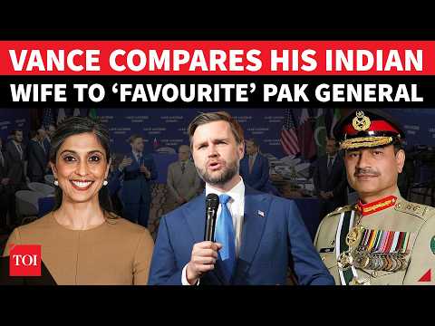 ‘My Indian Wife Usha And Asim Munir’: Vance Names His Two ‘FAVOURITE PEOPLE’ In One Breath | Watch