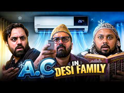 AC in Desi Family | Super Funny Video | The Idiotz
