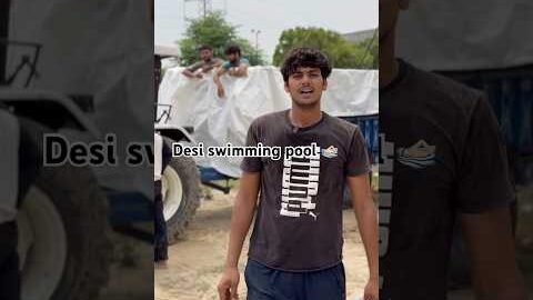 Desi swimming pool 🌊 | Haryanvi funny video #haryanvicomedy #funny #relatable #firstvlog #desi