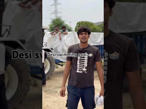 Desi swimming pool 🌊 | Haryanvi funny video #haryanvicomedy #funny #relatable #firstvlog #desi