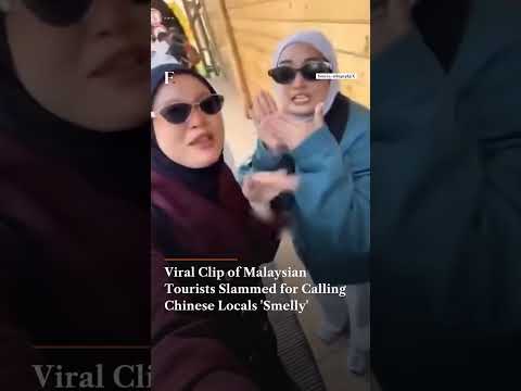 Viral Clip of Malaysian Tourists Slammed for Calling Chinese Locals ‘Smelly’ | Firstpost News | N18G