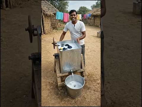 Desi jugad se banaya gya washing machine👏 #ai #shorts