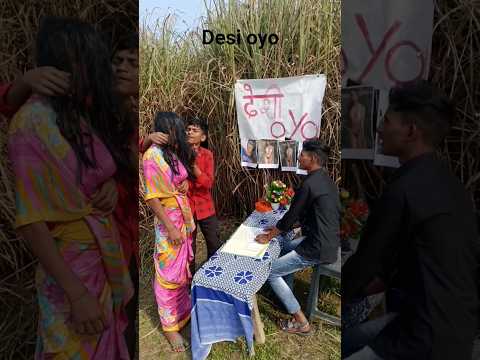 desi oyo ke liye Sampark comedy video Bhanu vlogs ४४४