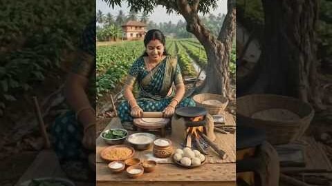 দেশি মাটির চুলায় হাতে বেলা গরম গরম রুটি বানাচ্ছি। 🫓🔥#desi #villagerlifestyle #chulha #ruti