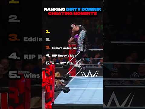 Ranking Dominik Mysterio CHEATING Moments
