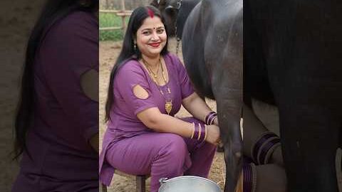Cow milking 😊 #shorts #nimratkhaira #uddiuddi #punjabisong #newpunjabisong #giddah #punjabi