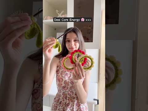 Tutorial is up on my channel 💕 #crochet #viral #desi #hairaccessories #hairstyle #beautiful