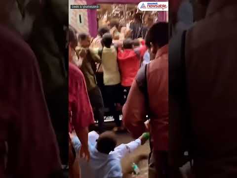 Viral VIDEO | Man Struggles To Get off Mumbai Local Train, Dramatically Falls On Platform