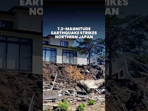 7.2-magnitude earthquake hits northern Japan