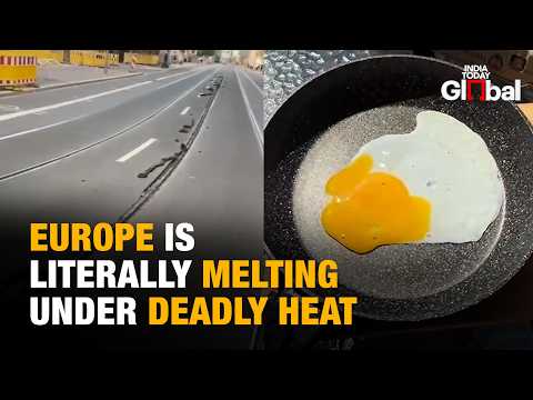 VIRAL: Europe Is Literally Melting | Roads Melt, Tram Tracks Buckle As Heatwave Turns Deadly