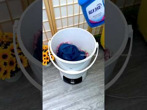 Bucket washing machine #besthomegadgets #bucketwashingmachine #coolgadgets #reelsviral