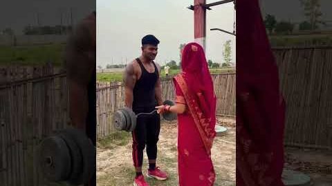 Desi gym workout 🏋️ #shorts #fitness #haryanvisong #ytshorts