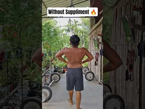 Without Suppliment 🔥💯 #fitness #viral #desi #gym #shorts #exercise #yoga #everyone #backpose