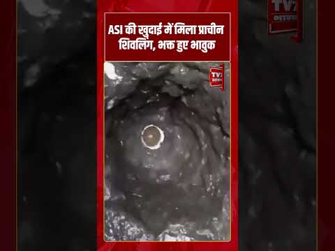 ASI की खुदाई में मिला प्राचीन शिवलिंग, भक्त हुए भावुक | #tv7bharat #shorts #ASI