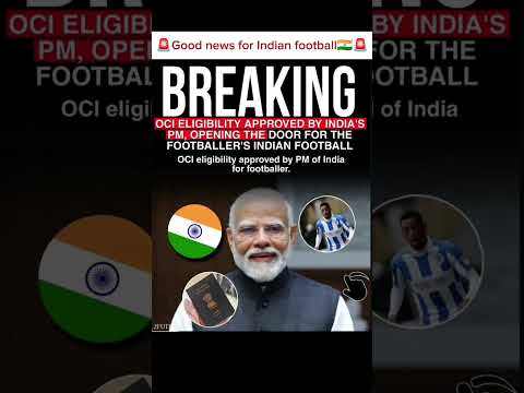 Good News for Indian football 🇮🇳. #football #soccer #viral #india #modi #fifa #worldcup#viralshorts