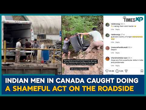 Indian Men Forced to Pick Up Trash in Canada | Indians in Canada