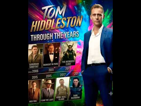 ICONIC TOM HIDDLESTON THROUGH THE YEARS‼️🎬👌🏻#tomhiddleston #loki #thor #usa #uk #marvel #shorts