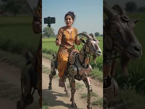 রোবট ছাগল #desi #shortvideo #robat