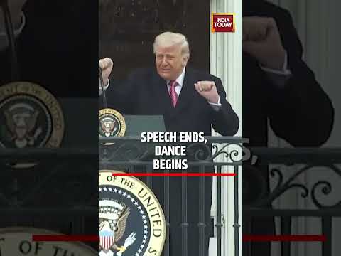 Speech Ends, Trump Starts Dancing | Viral Moment of Donald Trump #trump #viraldance