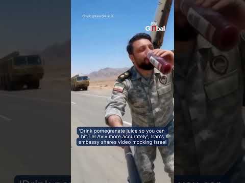 Iran Embassy Mocks Israel: Viral Video Of Drinking Pomegranate Juice Improves Accuracy In Striking
