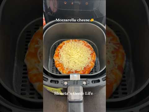 Let’s try Cheese Burst Pizza in Air Fryer🫣 #shorts #viral #trending #youtubeshorts #ytshorts #reels