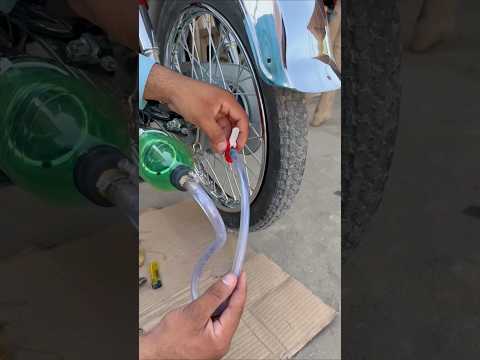 Bike Me Hawa Bharane Ka Desi Jugaad 🤯 #shortsvideo #jugaad #bike