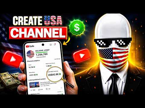 🇺🇸How To Create a USA Youtube Channel | Usa Channel Kaise Banaye  | usa channel kaise banaen