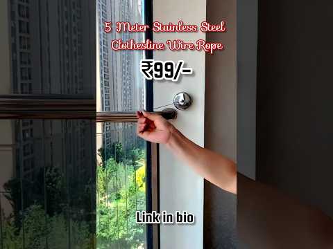 Retractable RemovableClothesline #retractableclothesline#clothesline#laundryessentials#spacesaving