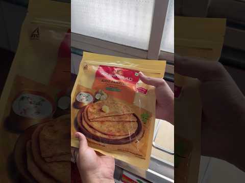 Aashirvaad Aloo Paratha #paratha #aashirvaad #asmr #frozenfood #readytoeat #viral #trending