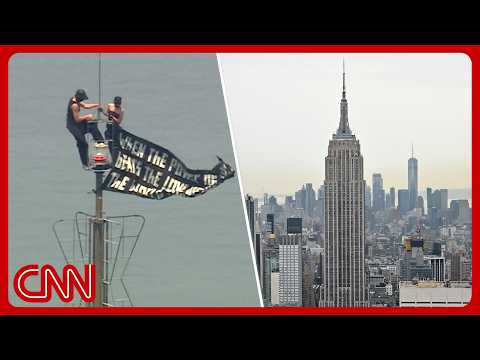 Love at 1,454 ft: Climbing duo arrested after Empire State Building proposal