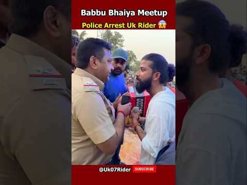 Police arrest Uk07 Rider 🥵 | @TheUK07Rider Meetup #shorts #viral