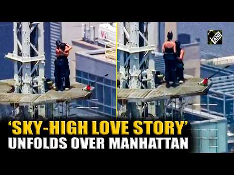 Marriage proposal unfolds atop Empire State Building after daring climb