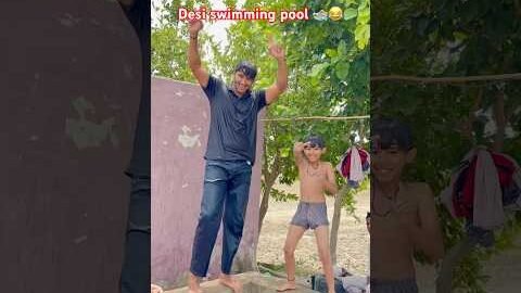 Desi swimming poolπ #shortvideo #swimmingpool #viralvideo #reels #trending #india #shorts