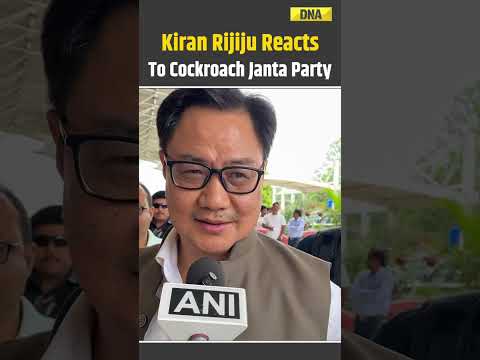 Cockroach Janta Party: Union Minister Kiran Rijiju Reacts To Viral Cockroach Janta Party Debate