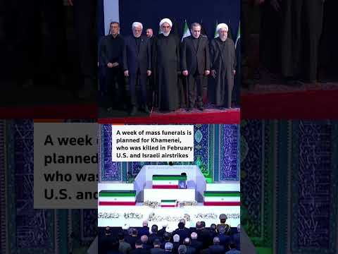 Iranian officials bid farewell to Supreme Leader Khamenei