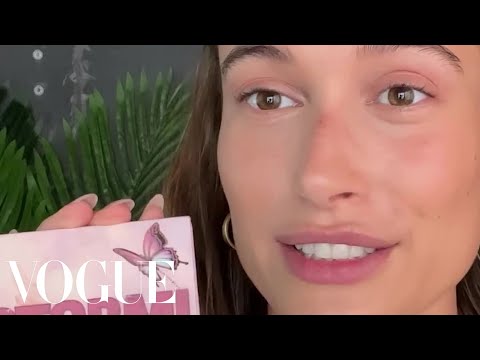 Hailey Bieber Loves Kylie’s Stormi Palette