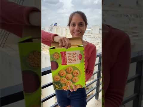 Haldiram Pani Puri Review | Instant Pani Puri Recipe #shorts