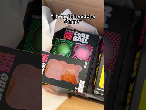 Fake needohs are everywhere 😭 #needoh #squishy #fidget #stressball #viral