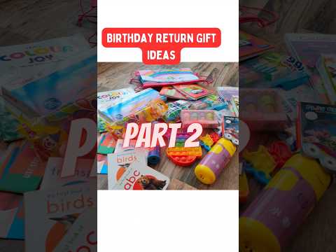 Birthday Return Gift Ideas part2| kids gifts #shorts #birthday #gifts #viral #budget #giftsidea