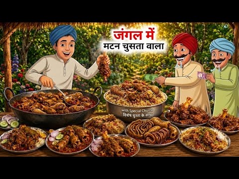 जंगल में मटन चुसता वाला | Desi Mutton Chusta Wala | Hindi Kahani | Hindi Cartoon | Hindi Kahaniyan