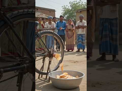 Purani Cycle Se Sweet Potato Slicer Bana Di! 😱 Desi Jugaad Dekhkar Engineer Bhi Hairan 🚲🍠